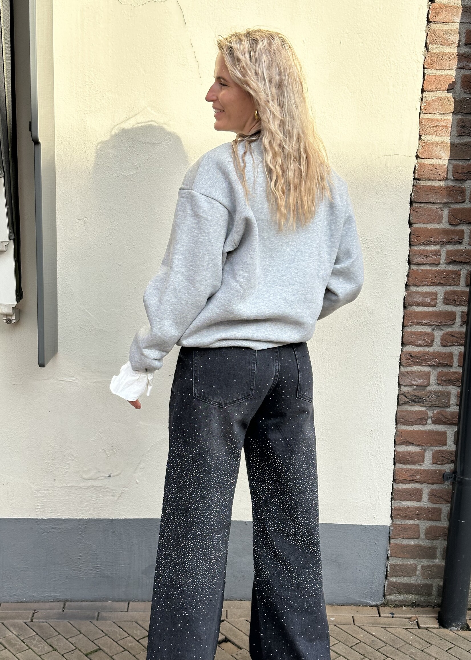 Colourful Rebel Colourful Rebel Poplin sweater -