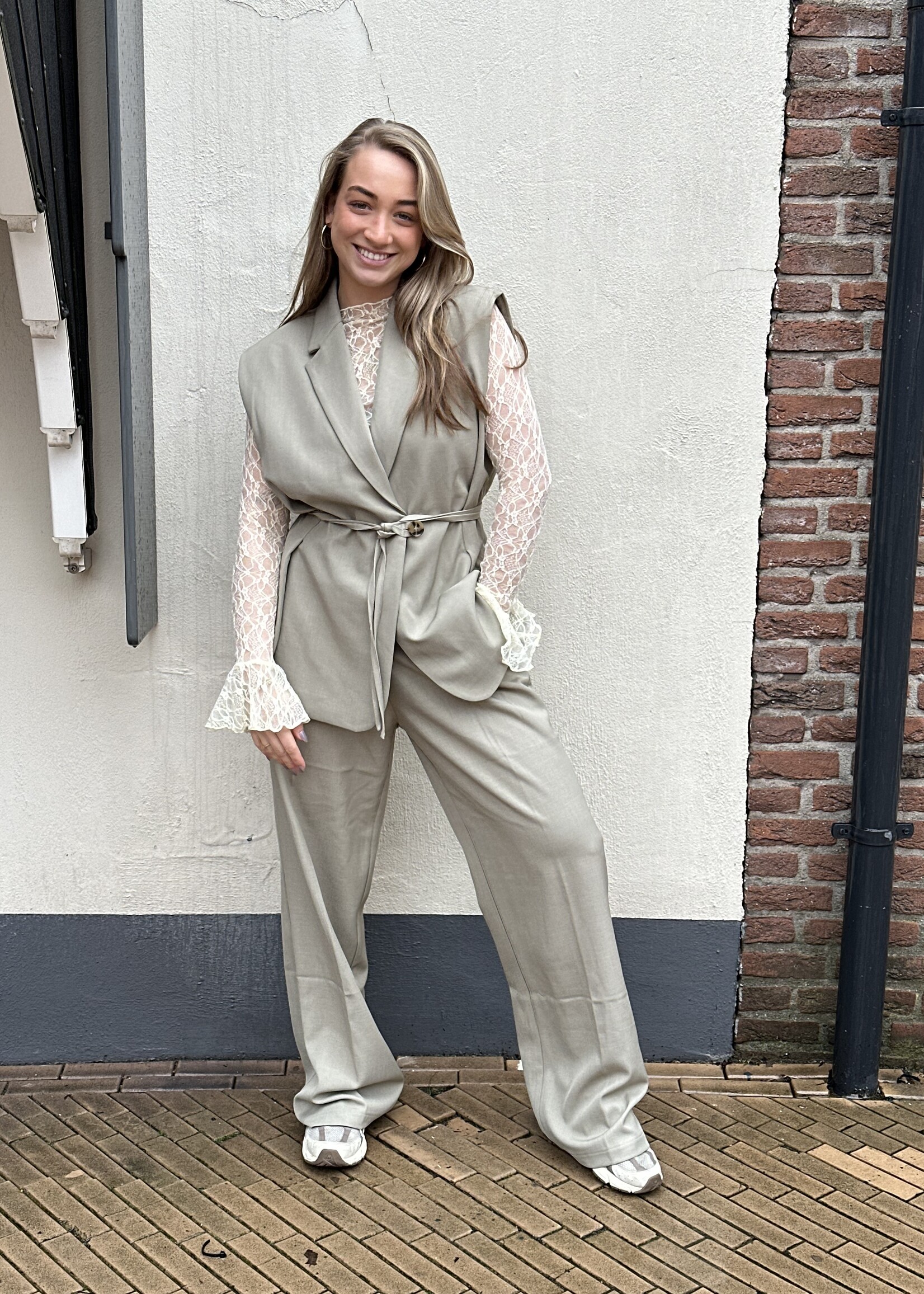 Gilet Julia - groen -