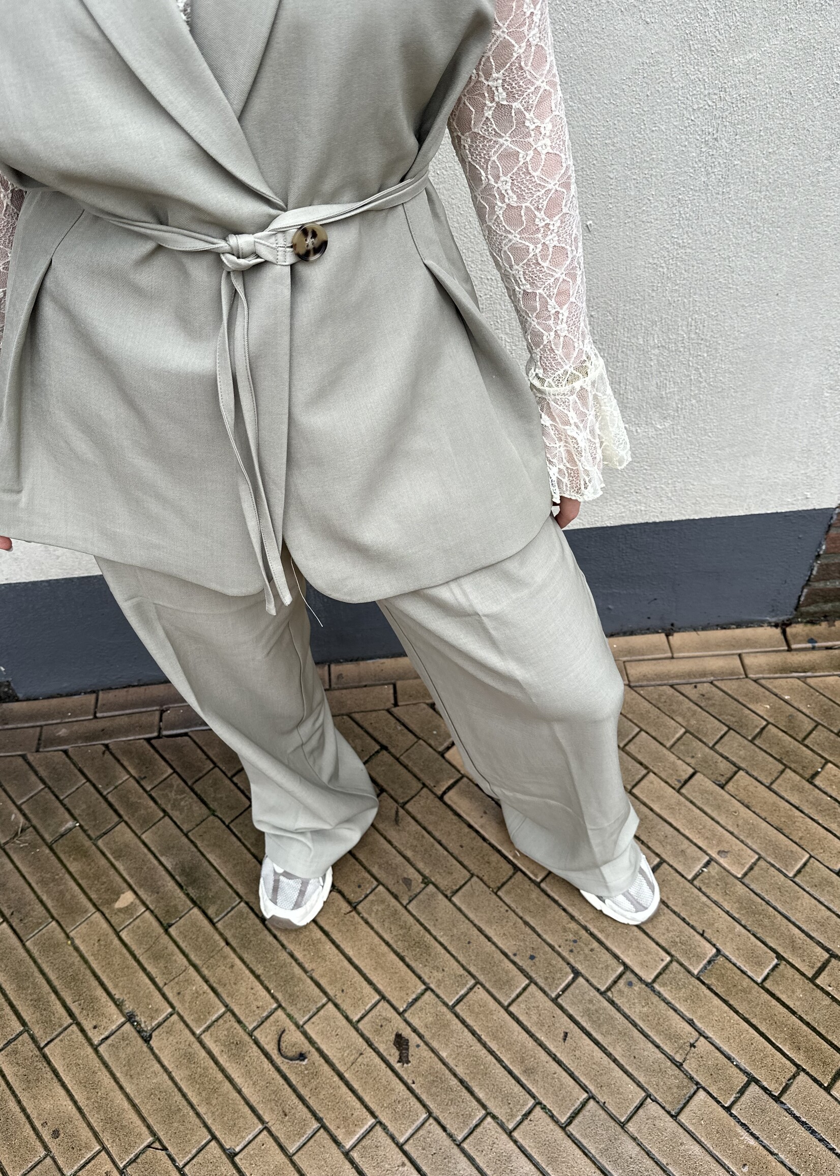 Pantalon Julia - groen -