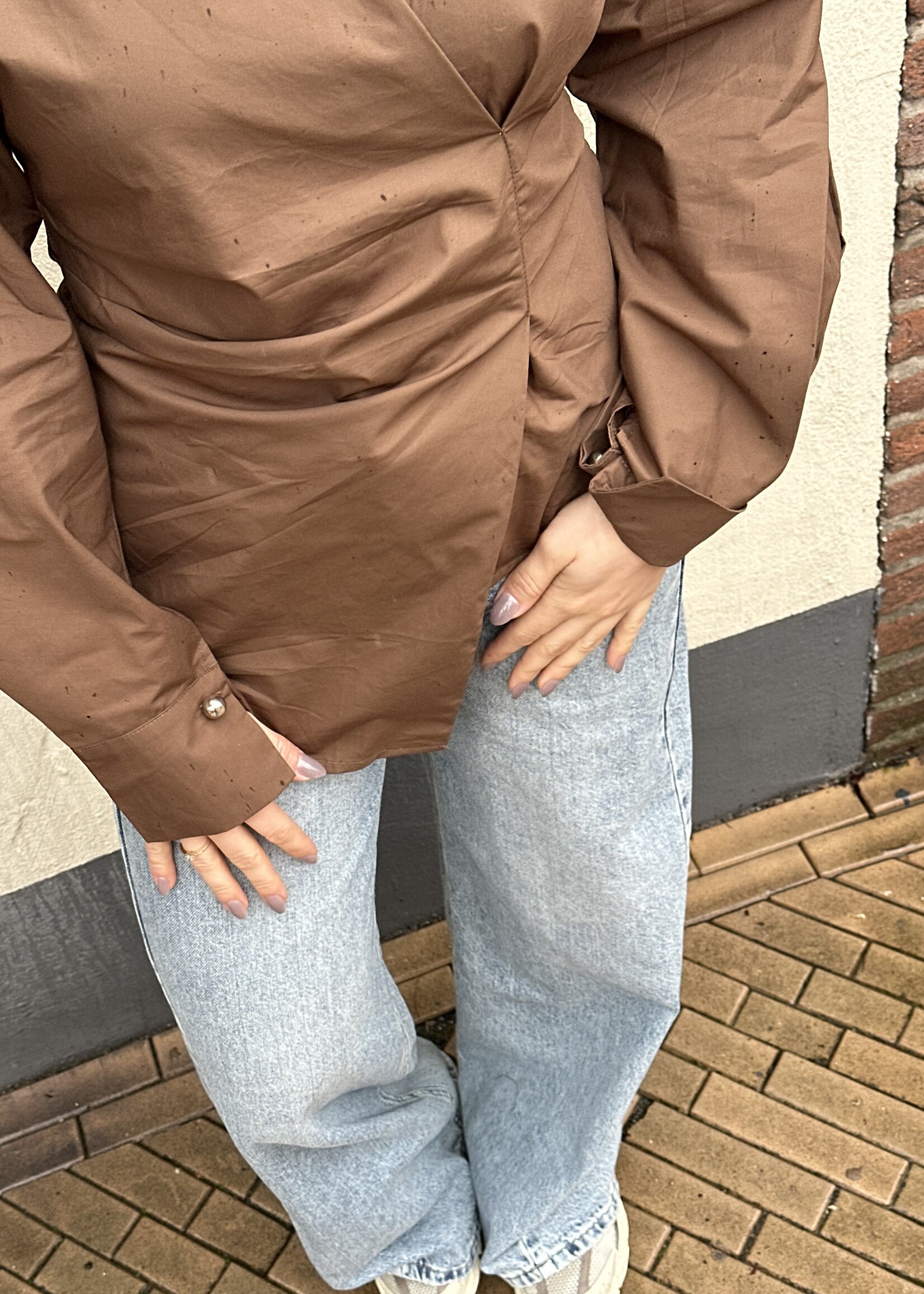 Blouse Kiki  - bruin