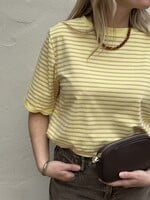 Ambika Shirt stripes - Yellow