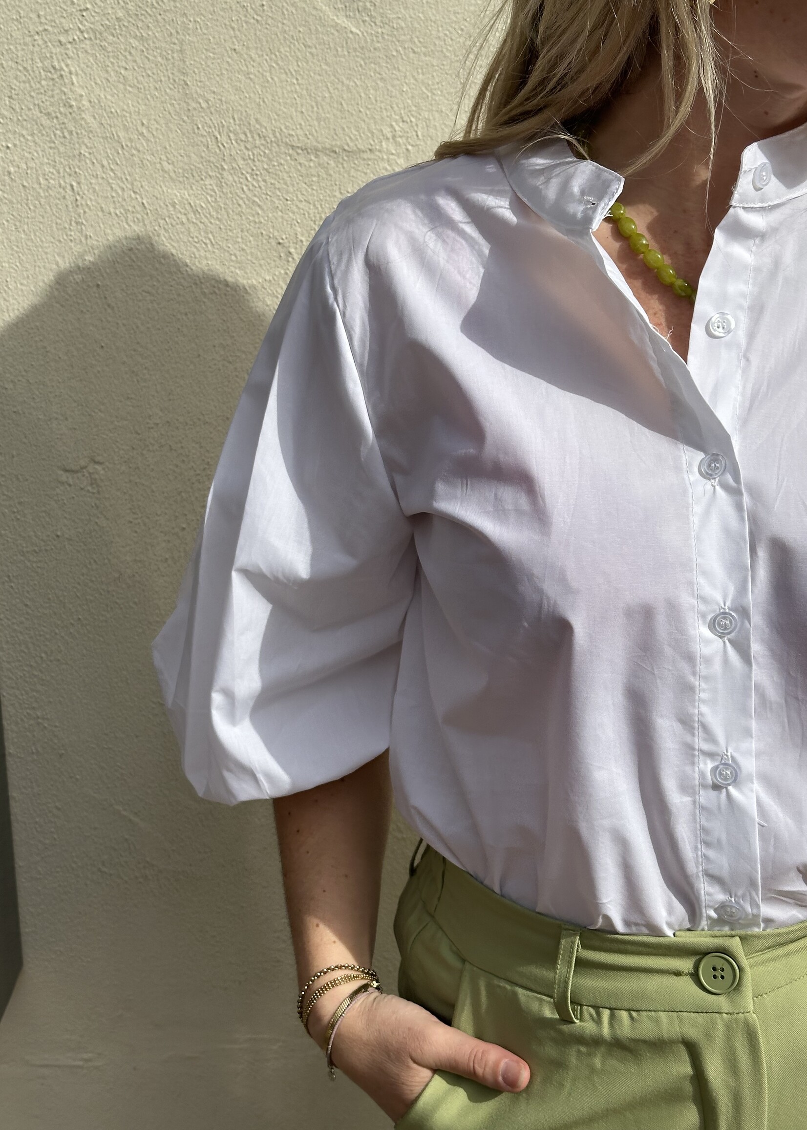 Ambika Blouse Ballonmouw kort -