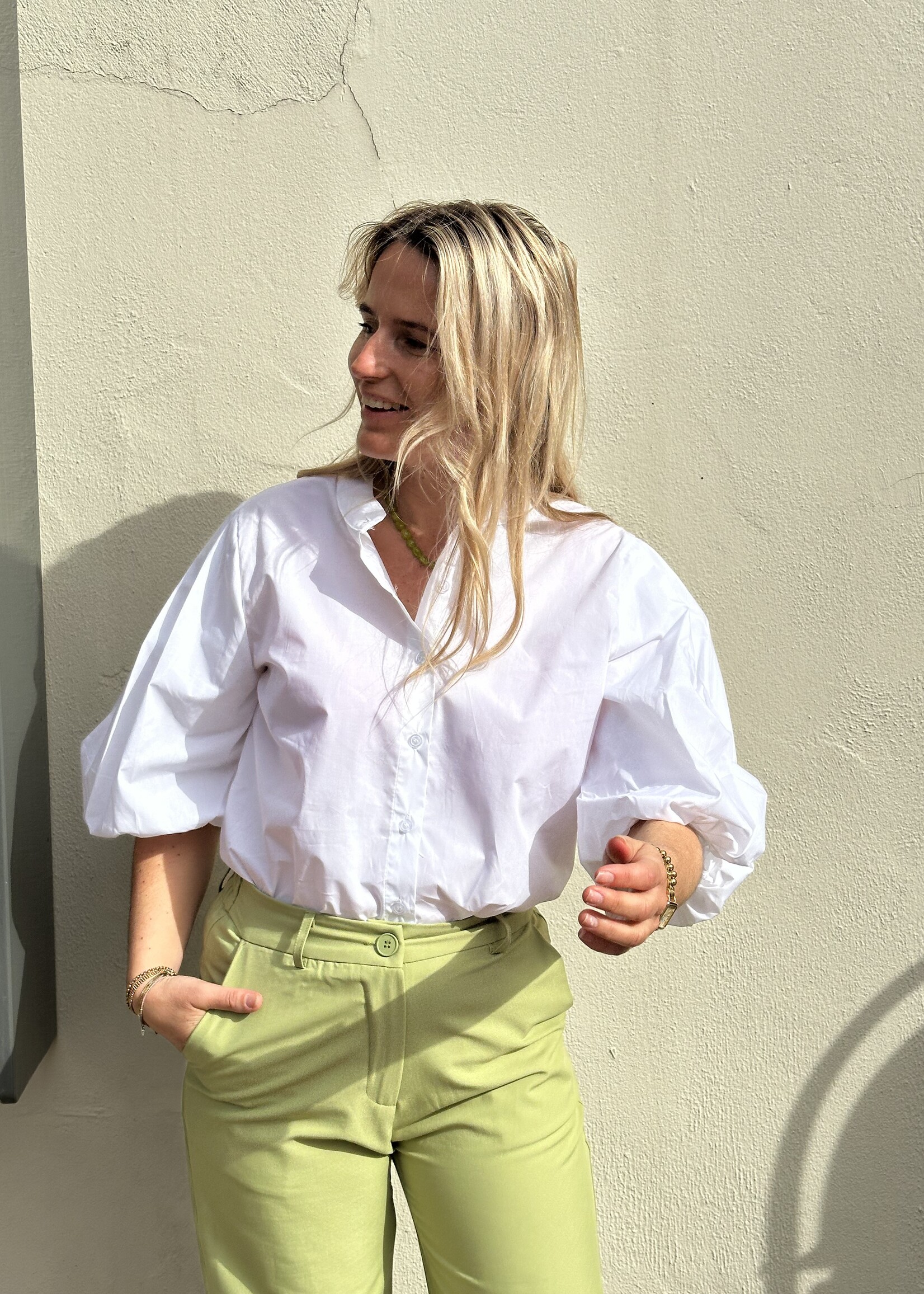 Ambika Blouse Ballonmouw kort -