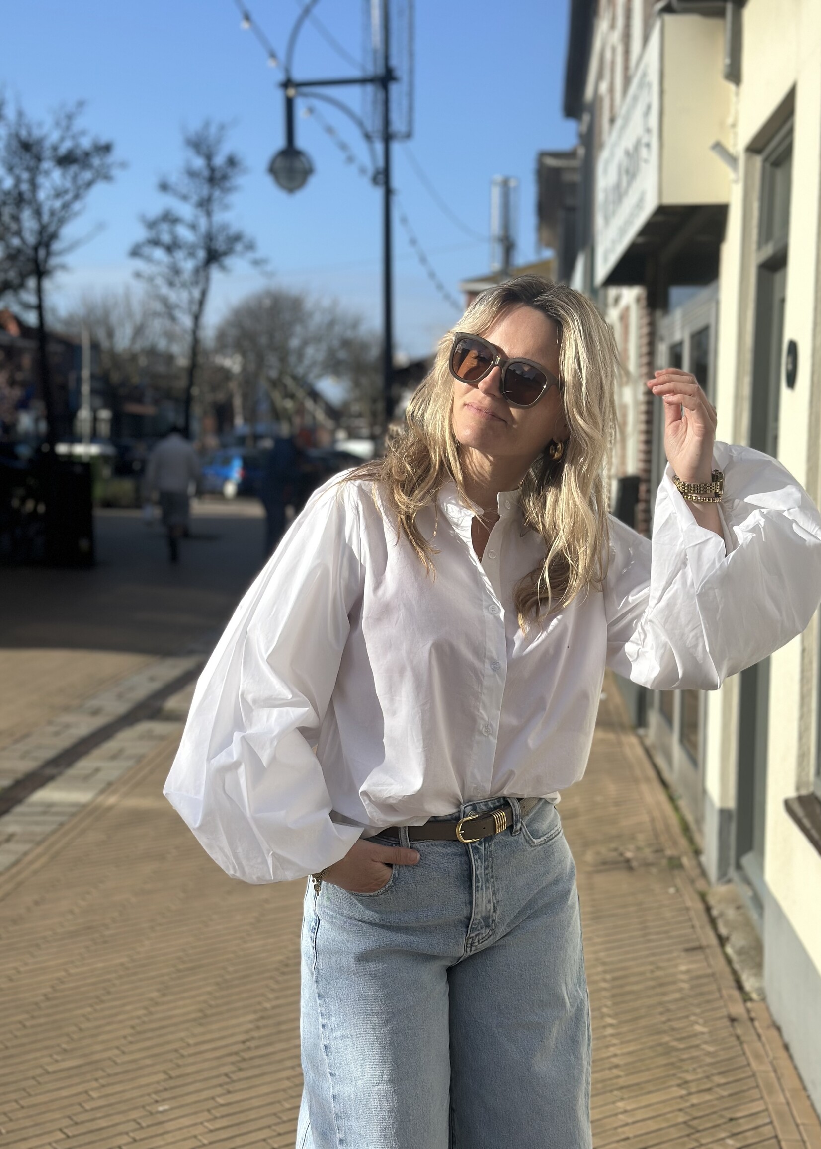 Ambika Blouse Ballonmouw -