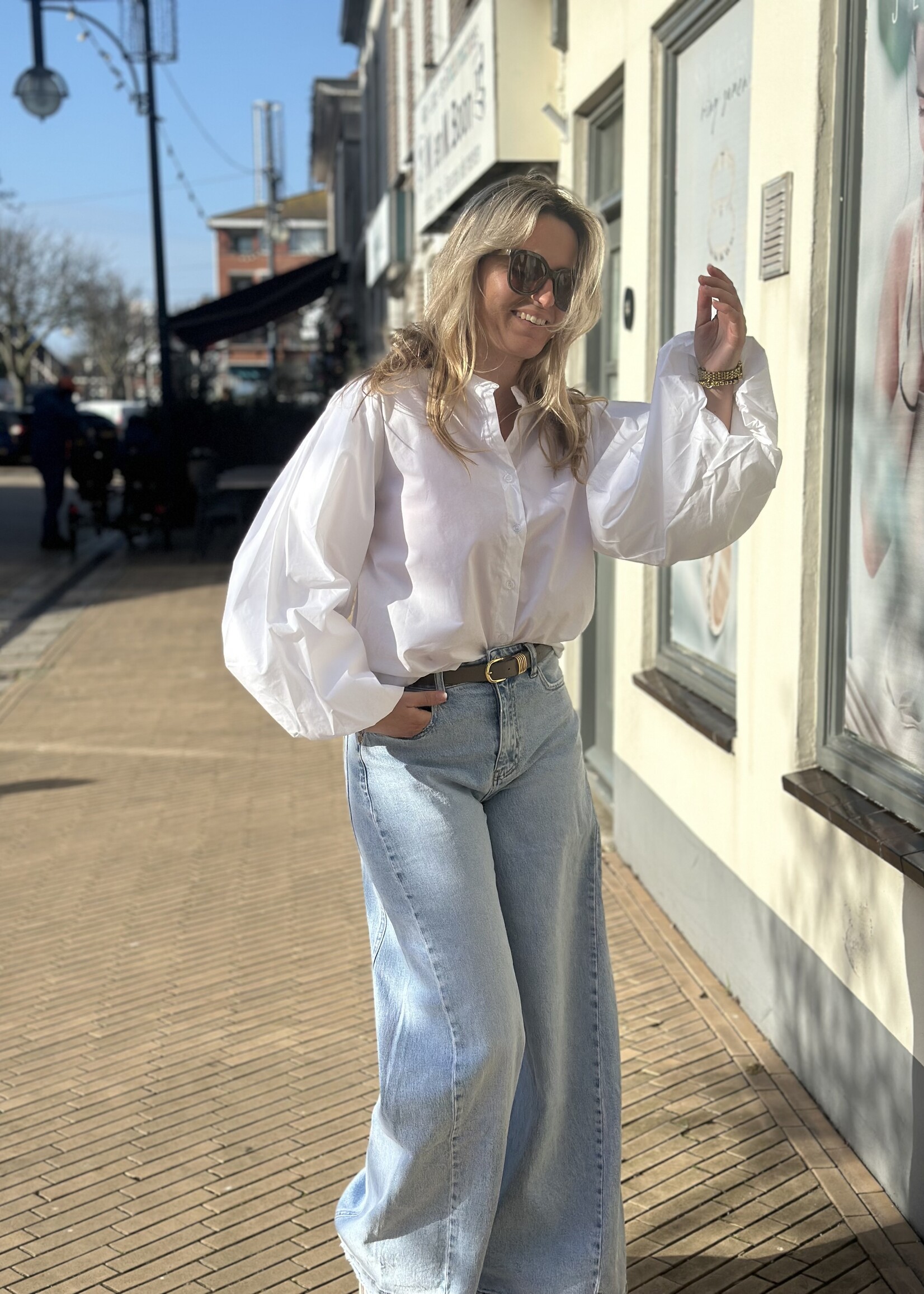 Ambika Blouse Ballonmouw -