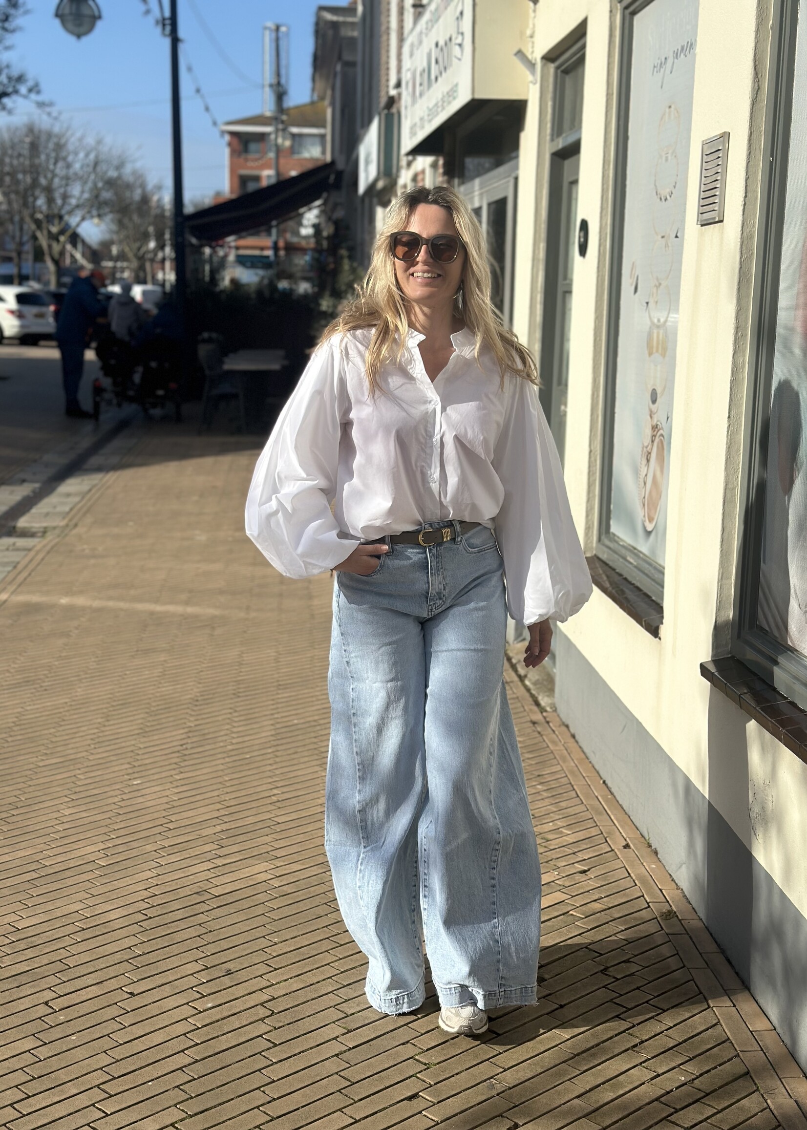 Ambika Blouse Ballonmouw -