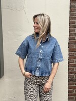 Pieces Pieces  Sky Denim top