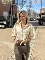 Ambika Blouse stripes - Yellow