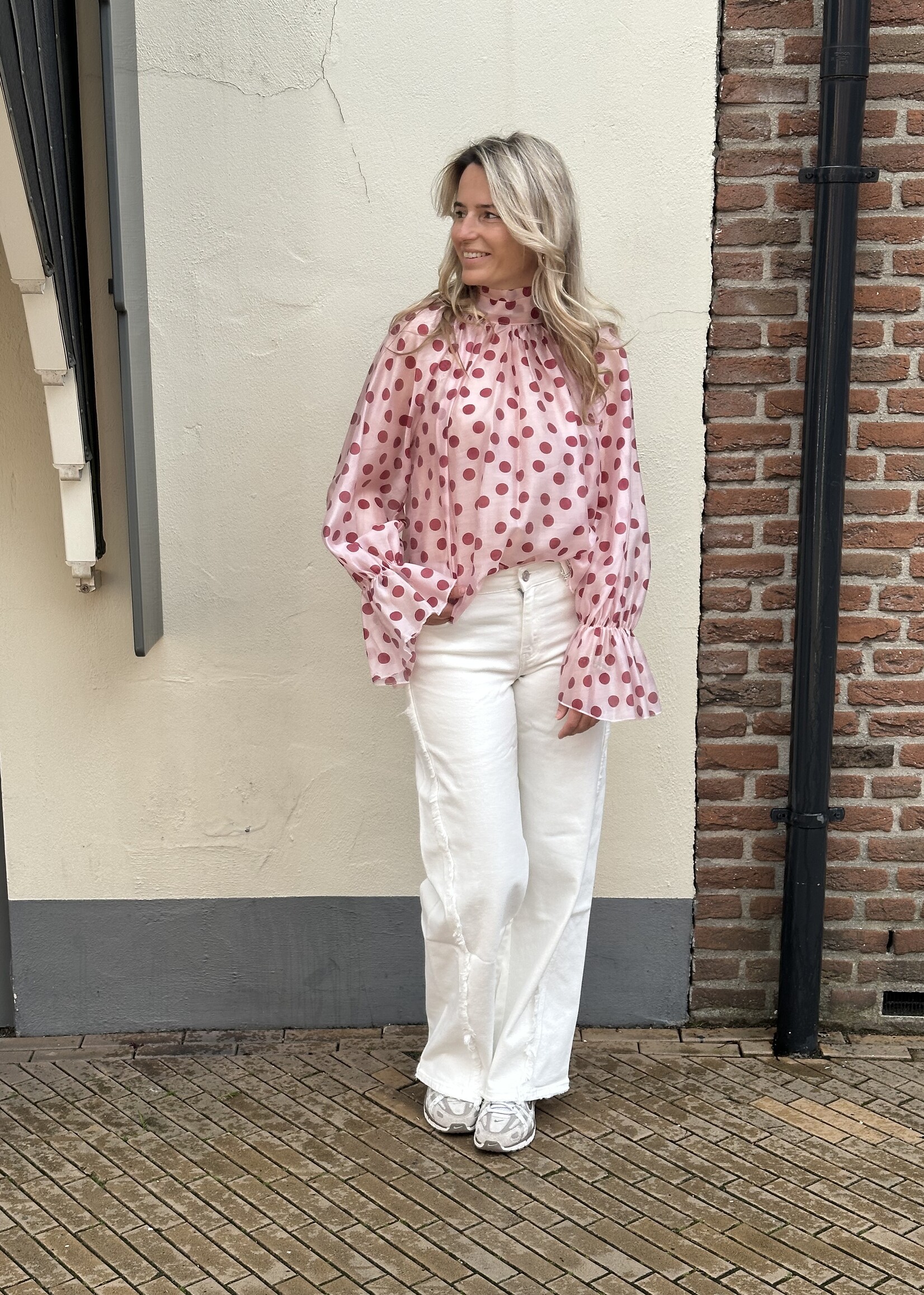 Queen Hearts Jeans Vieve - White