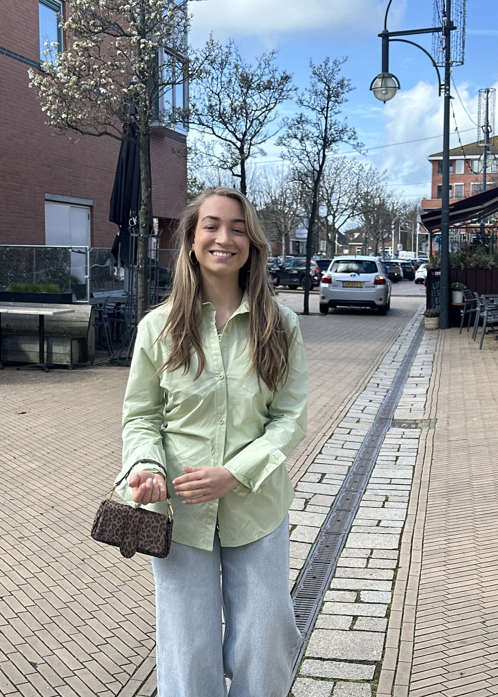 Blouse Gaby  Mint Groen -