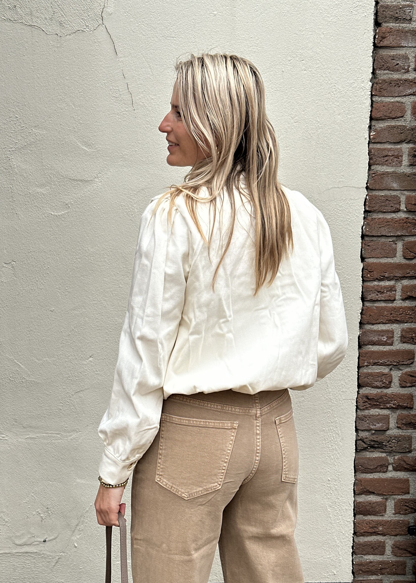 Jeans jasje - Marley Creme -