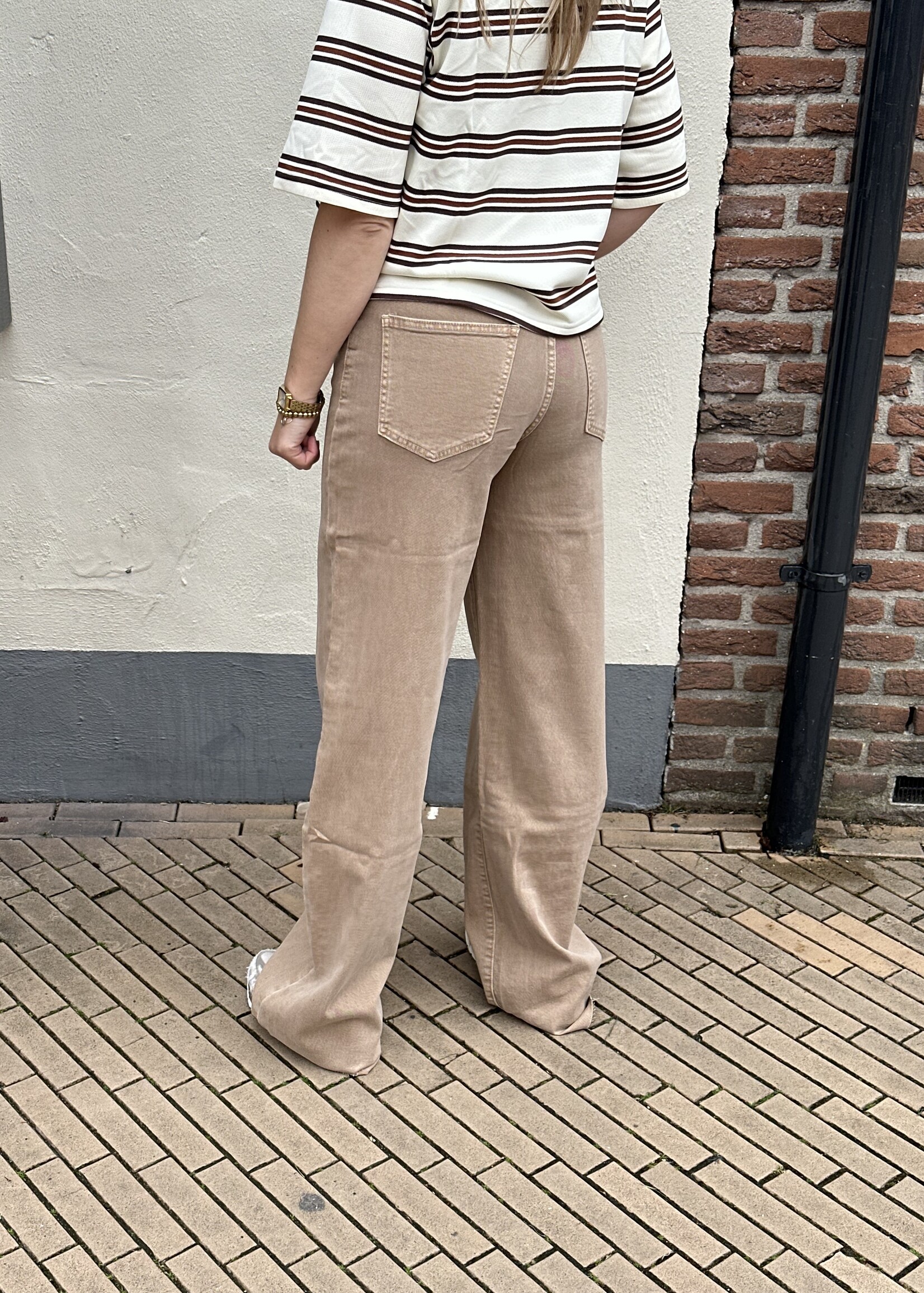 Jeans Straight - Spring brown -