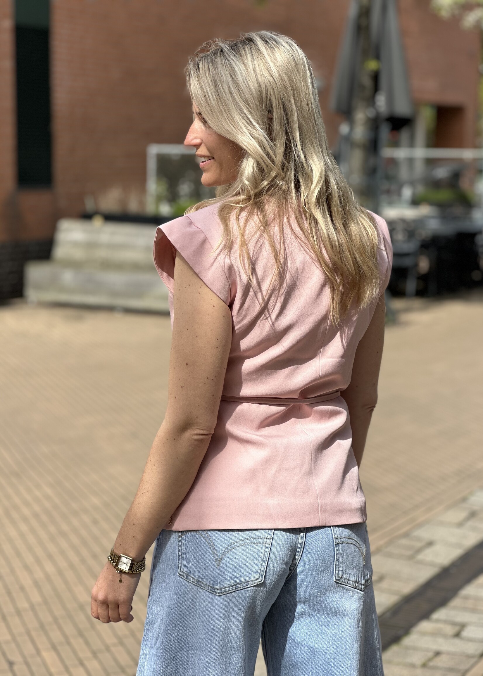 Ambika Gilet Frankie - roze