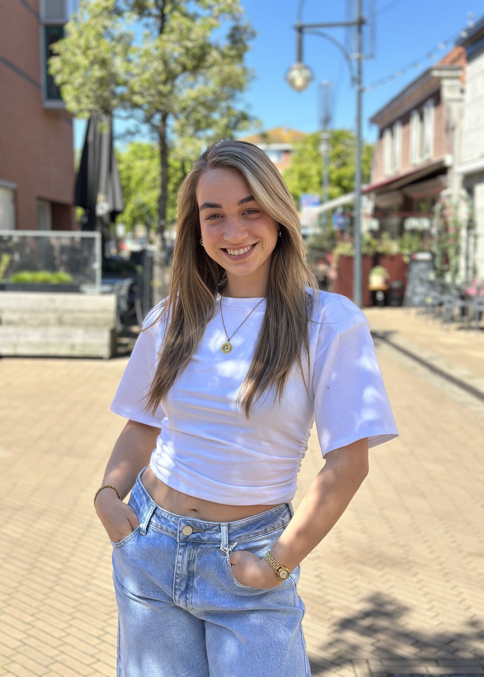 Shirt Cropped - White