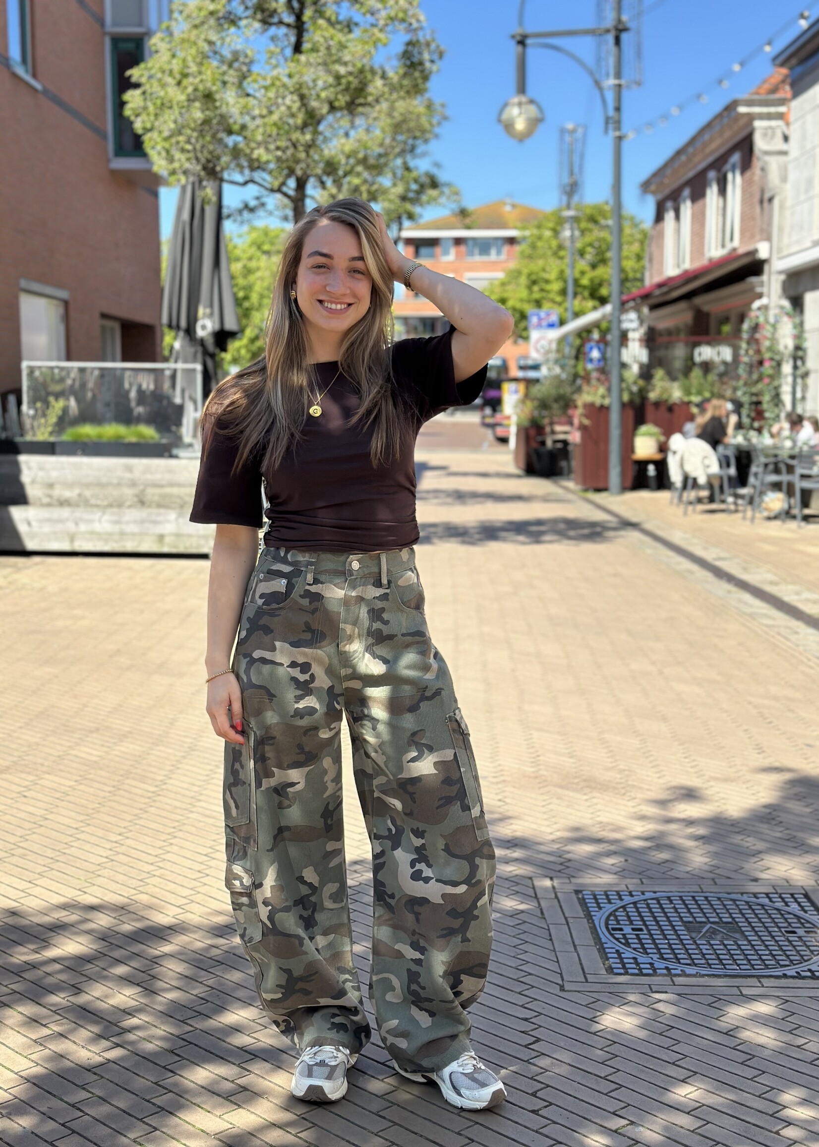 Shirt Cropped - brown