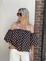 Off Shoulder top - Dots