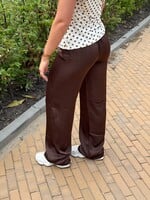 Satin broek - Choco
