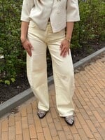 Queen Hearts Balloon Jeans - Butter Yellow