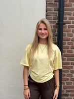 Ambika Cropped Shirt Elin - Geel