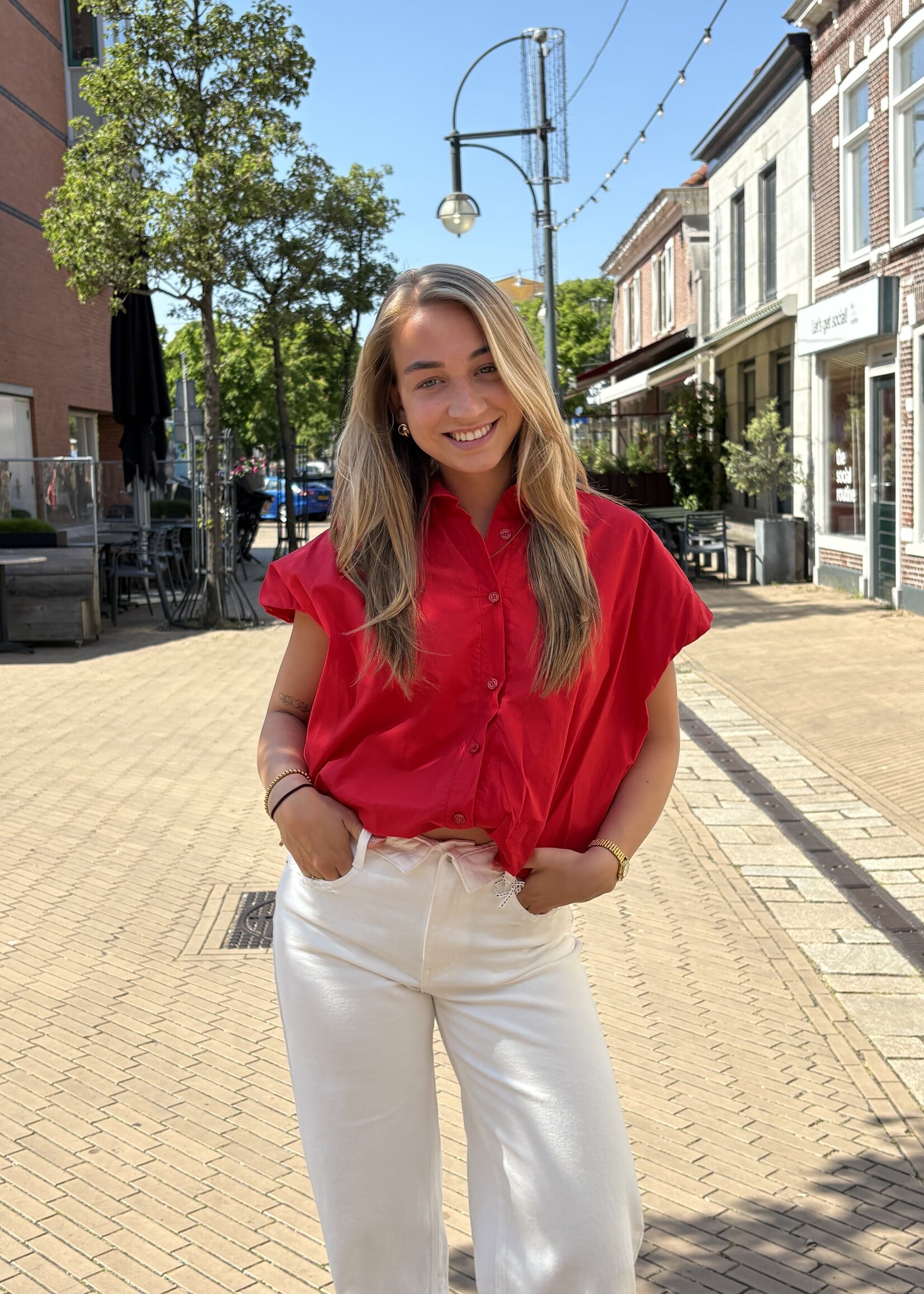 Ambika Blouse Sara - Rood
