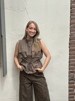 Ambika Gilet Aleid - Coffee