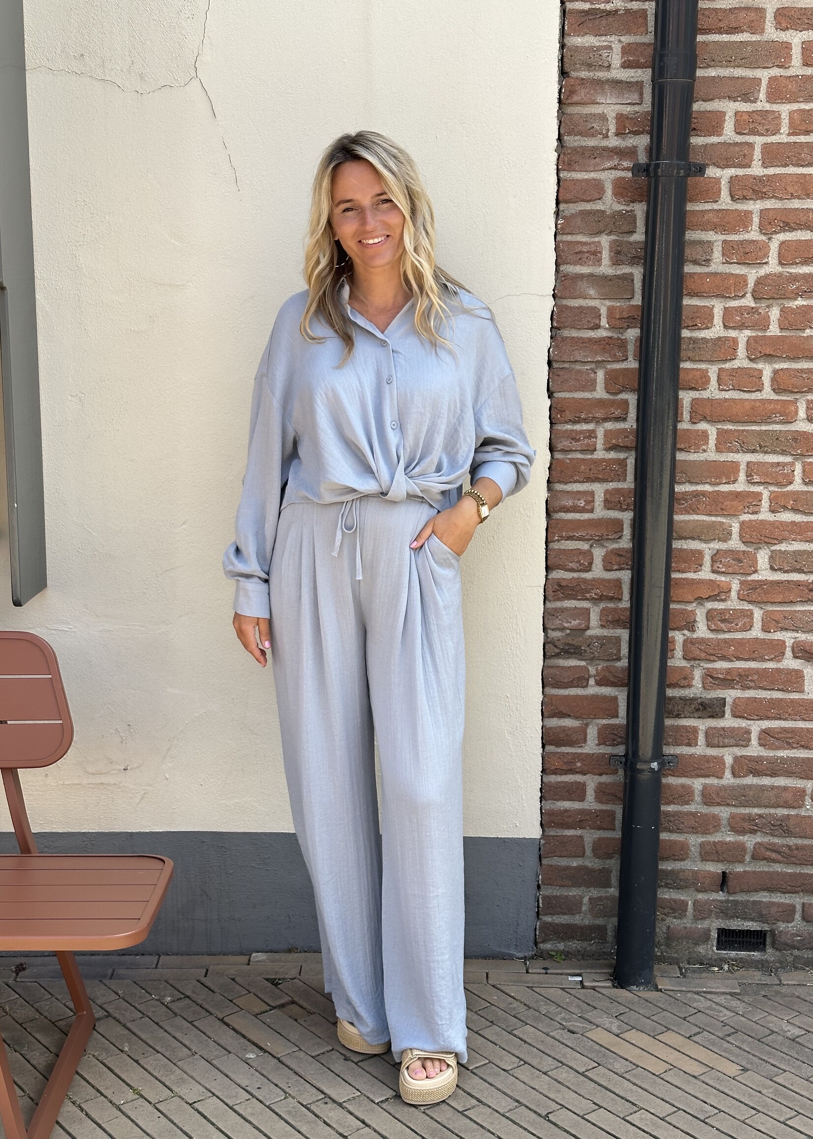 Ambika Pantalon Abby - blauw -