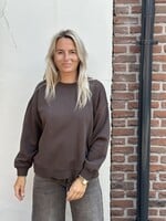 Pieces Pieces Chili Sweater - Hot fudge