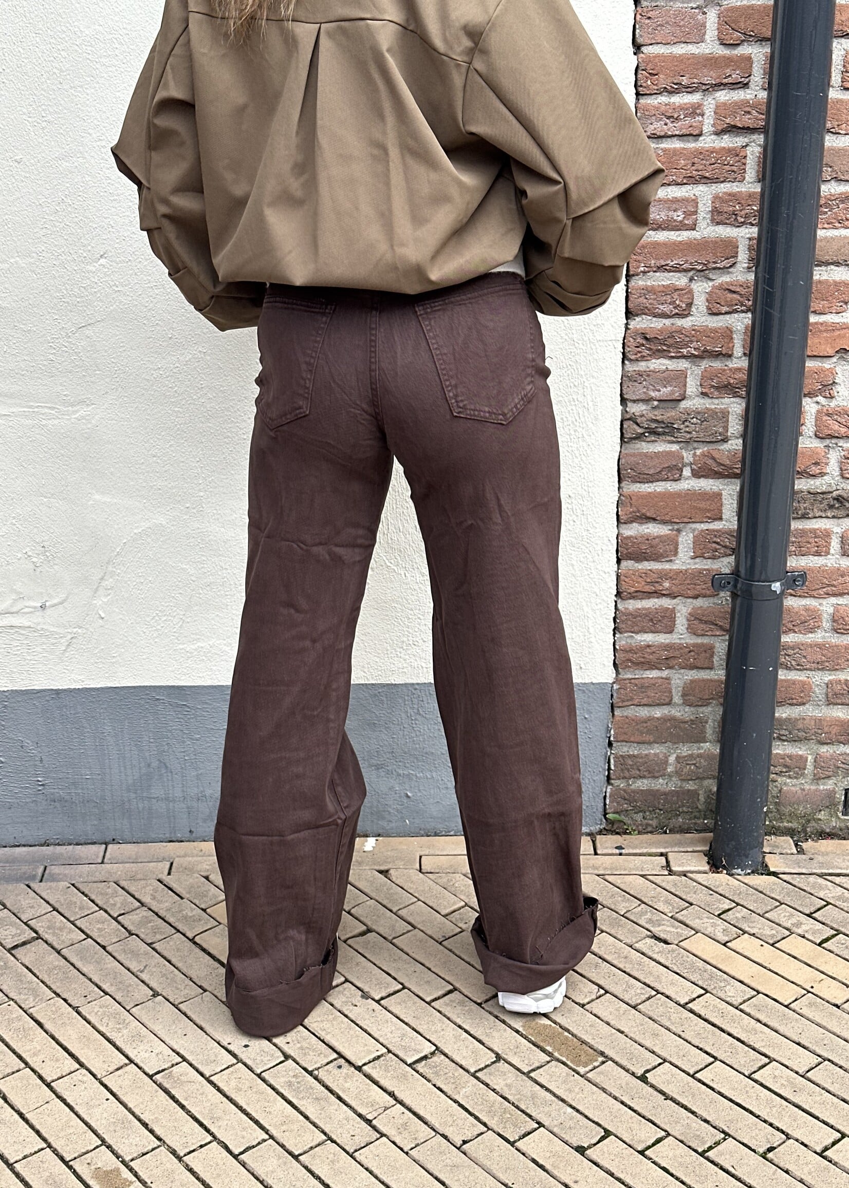 Queen Hearts Jeans Extra Tall - brown