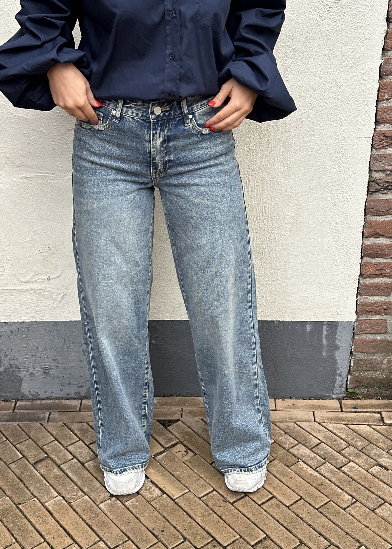 Queen Hearts Jeans straight - dark blue