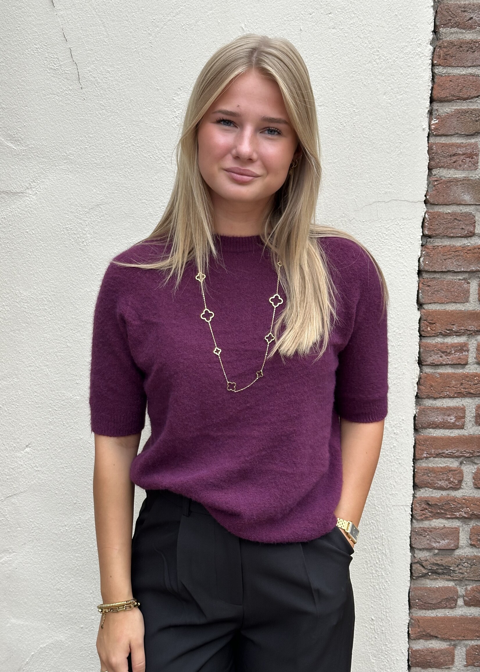 Ambika Top Emmy - plum