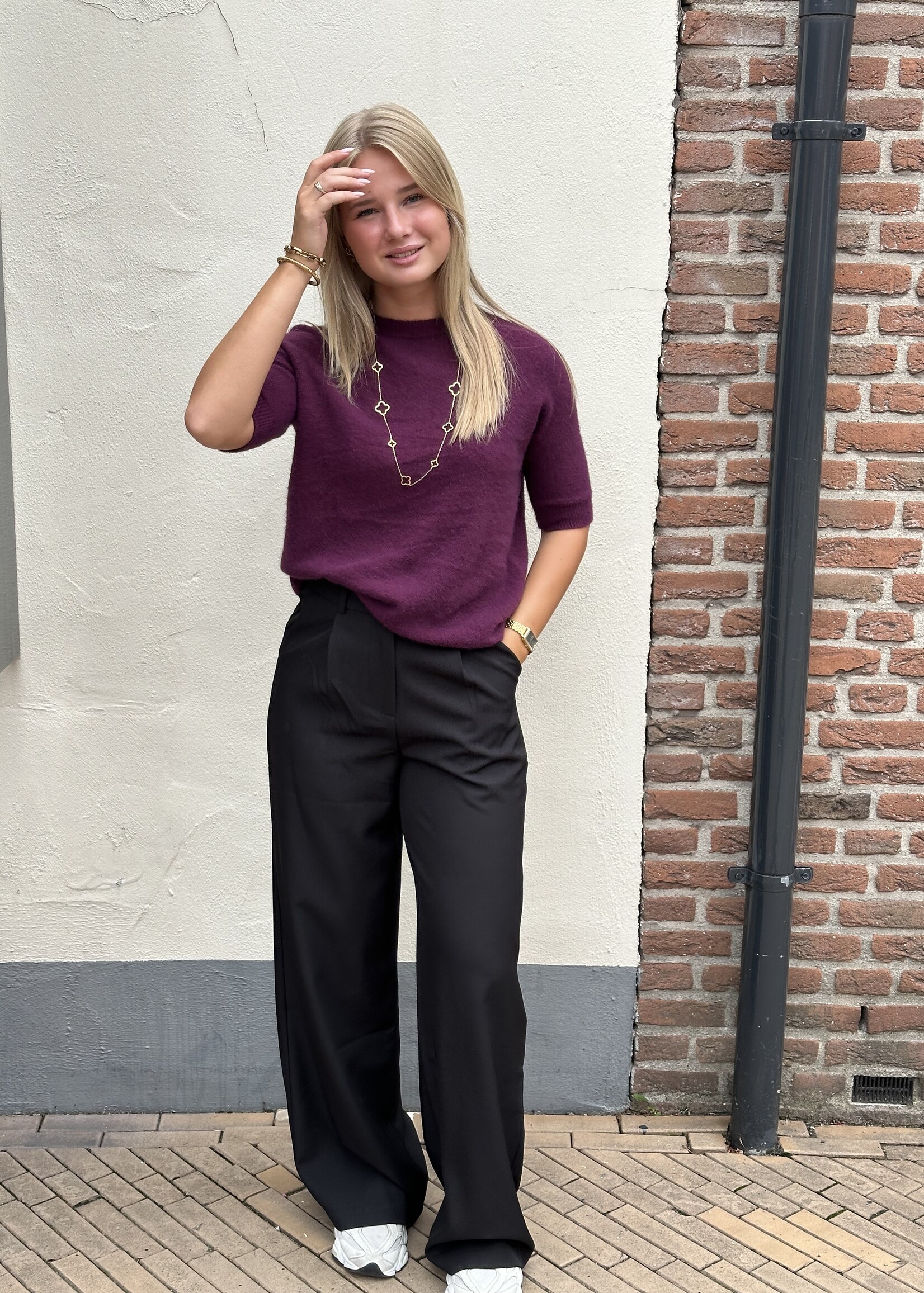 Ambika Top Emmy - plum