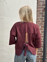 Shirt Strik Bordeaux