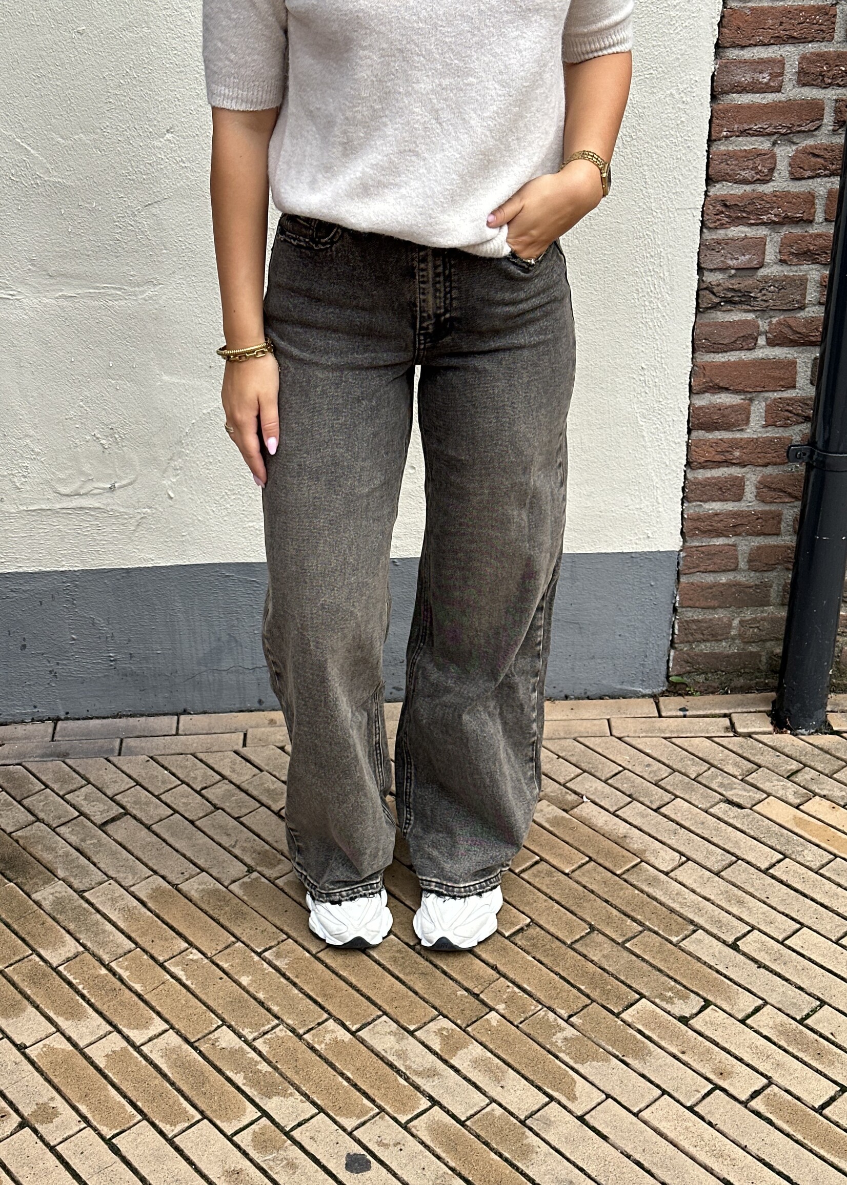 Queen Hearts Jeans straight - Lot - Fade of brown