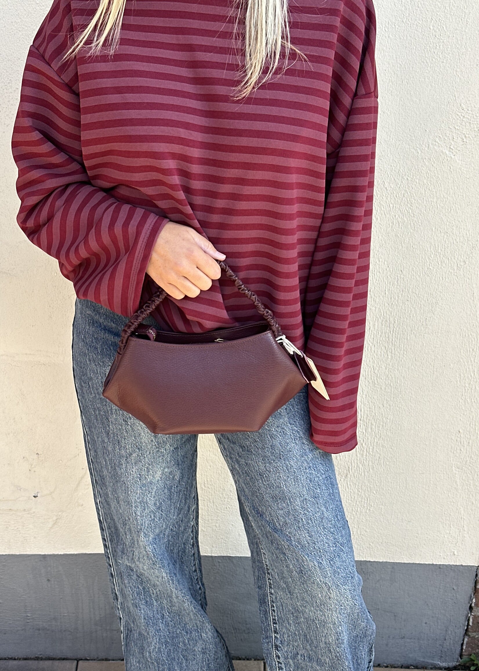 Ambika Longsleeve stripes - Bordeaux