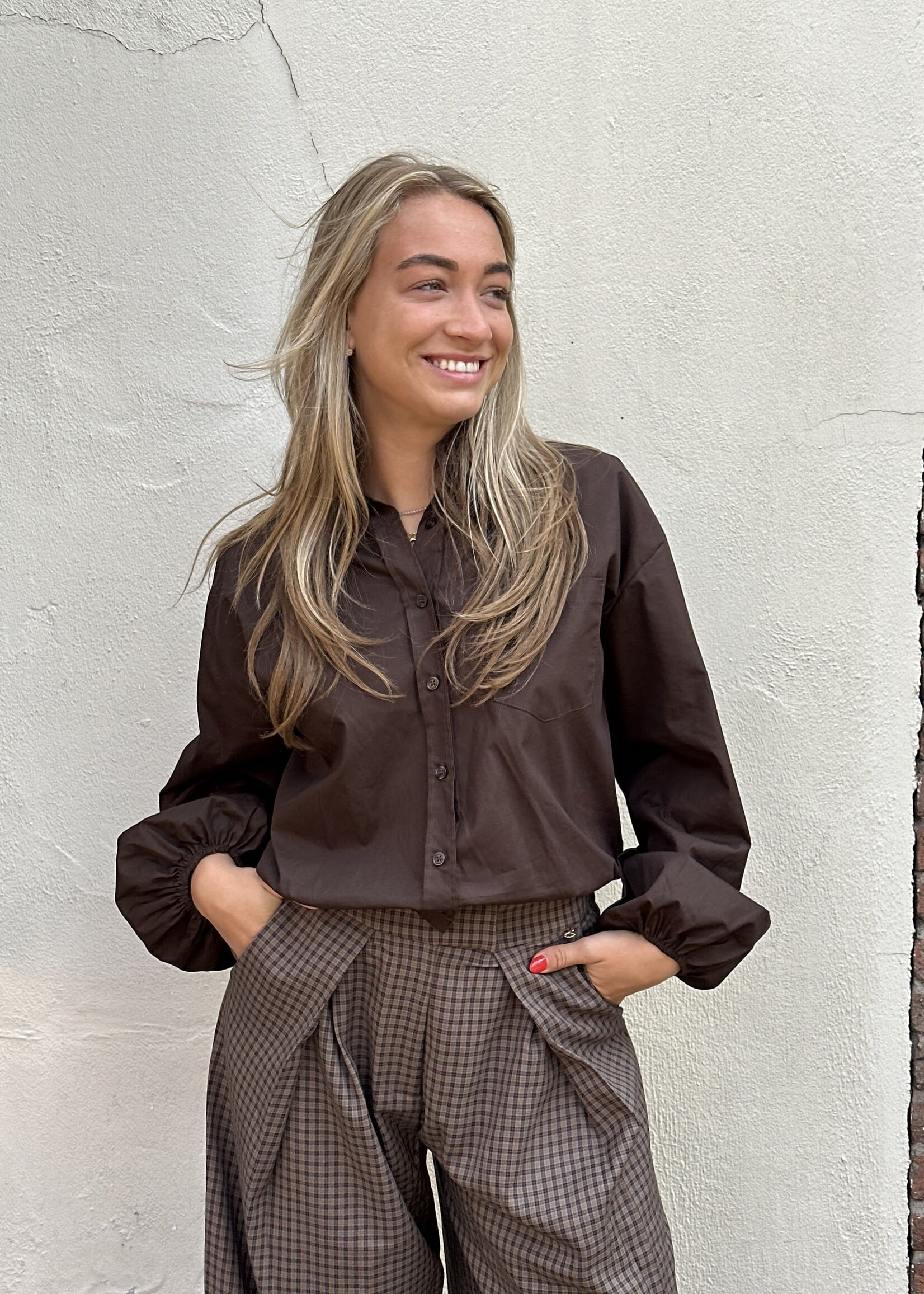 Ambika Blouse Yuna - brown