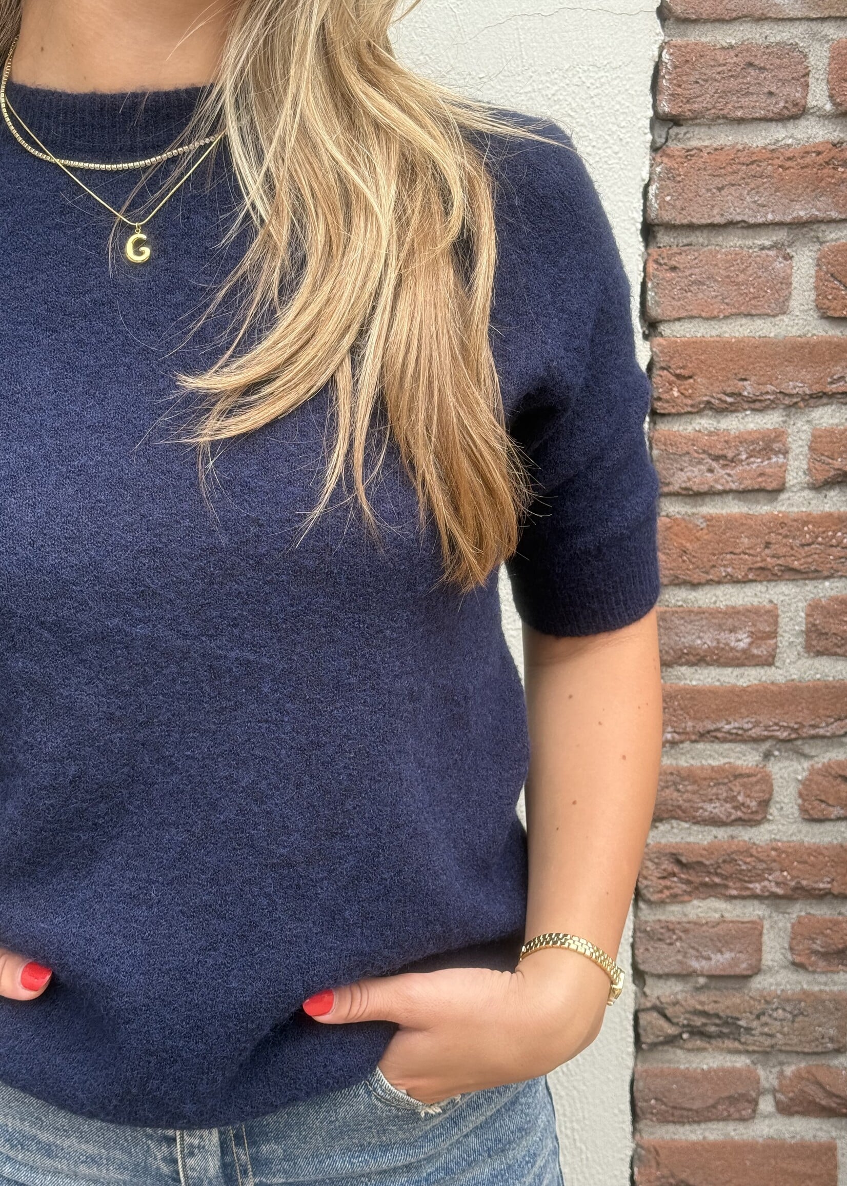 Ambika Top Emmy - donkerblauw