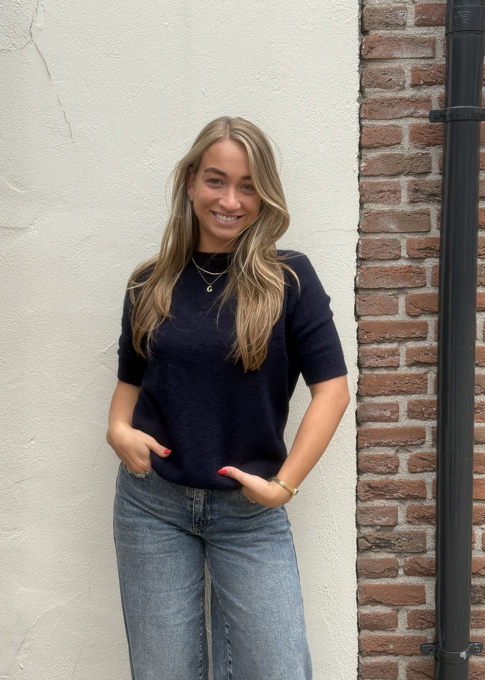 Ambika Top Emmy - donkerblauw