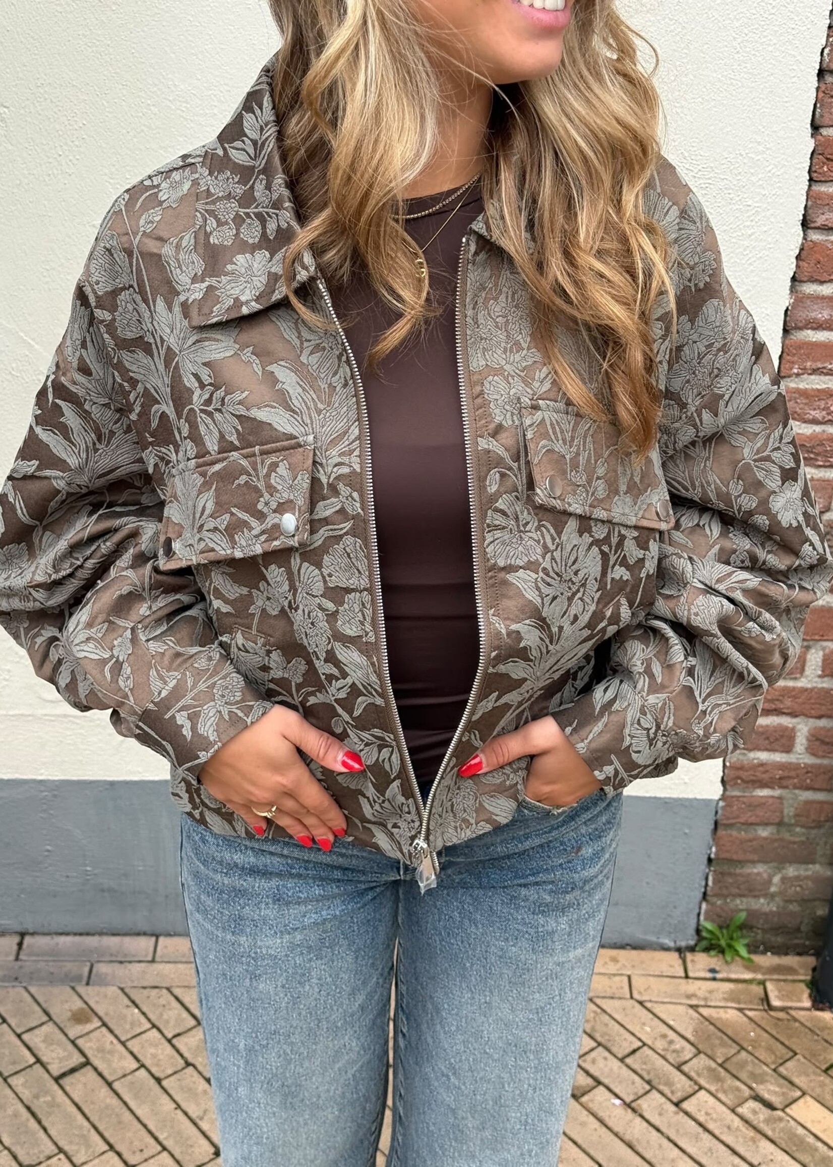 Studio Amaya Studio Amaya Loesje jacket Green