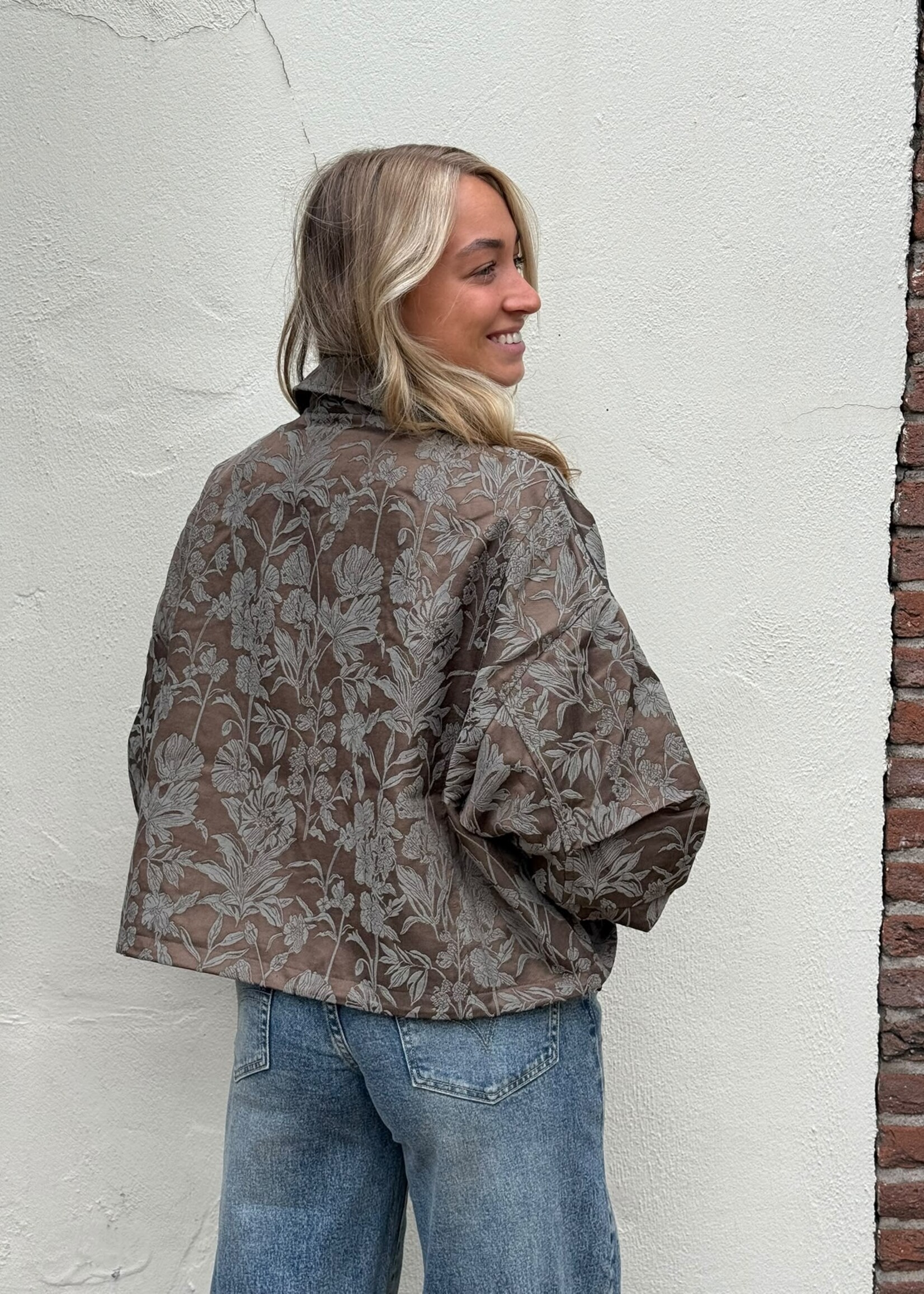 Studio Amaya Studio Amaya Loesje jacket Green