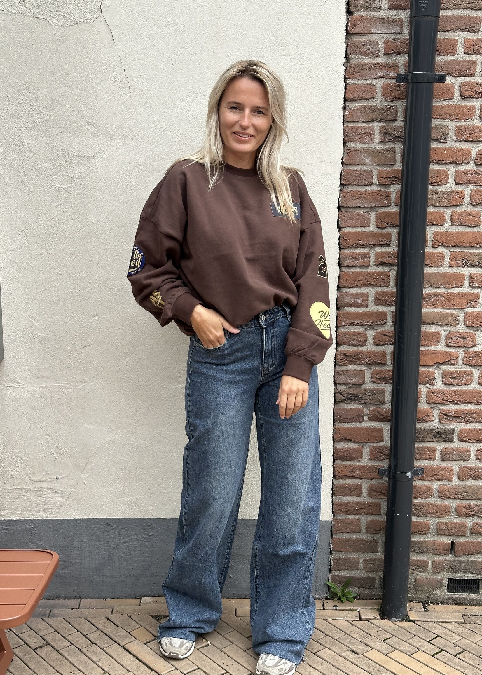 Harper & Yve Harper & Yve PATCH sweater -