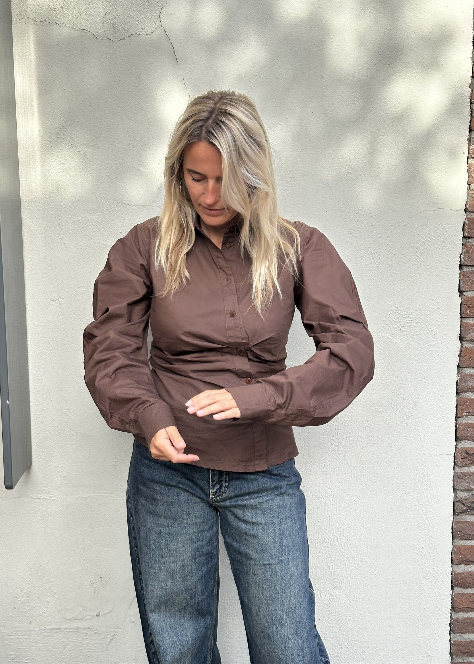 Blouse Pien - Bruin