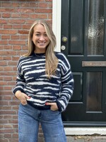 Ambika Trui Zebra - donkerblauw