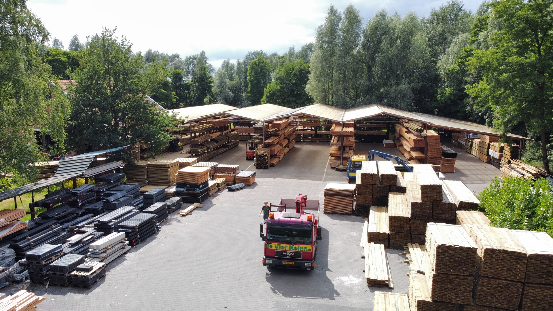 Tuindeur Grenen 180 cm hoog