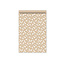 Set 10 Cadeauzakje 17×25cm van kraftpapier met witte hartjes
