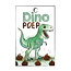 Set van 10 cadeaulabels met Dino Poep