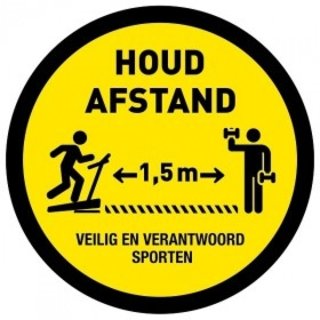 Vloersticker cirkel 02 eigen ontwerp