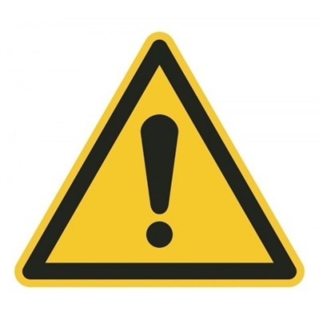 w001 Waarschuwing algemeen