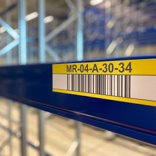 Enkelvoudig locatielabel 70x274mm