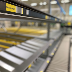 Enkelvoudig locatielabel 25x100mm