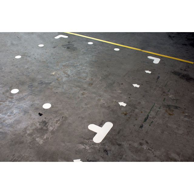 Vloerlabel dot (10 stuks) Vloerlabel dot (10 stuks)